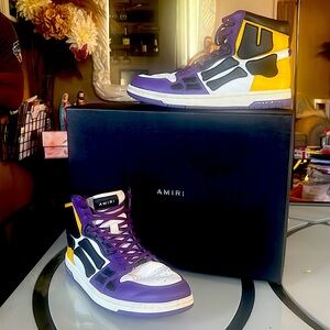 Amiri skel hi top size 43 (10) worn but not often.